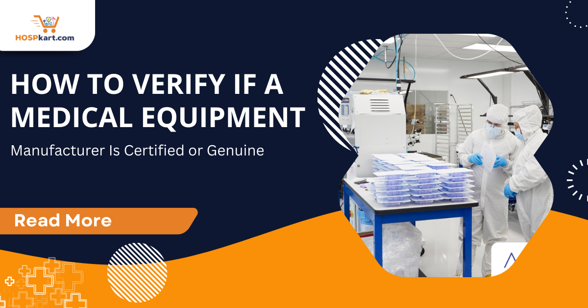 How to Verify if a Medical Equipment Manufacturer Is Certified or Genuine